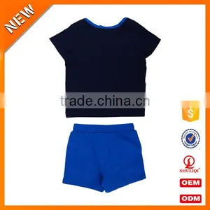 Custom Cotton Unisex Children Clothing 2016/ Printed Kids Clothes &children's Clothing Sets From China Supplier H-1674 thumbnail-4