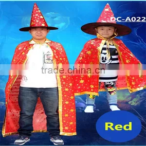China Cheap 100% Polyester Children Halloween Black One Cape 80 cm thumbnail-3