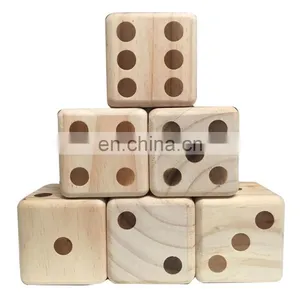 High Quality Giant Wooden Yard Dice for Outdoor Lawn Game thumbnail-1