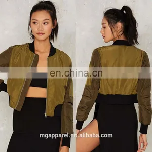 2017 Spring Custom Bomber Jackets Girls Short Jackets Wholesale thumbnail-1
