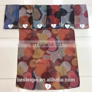 Latest Design Girl Fashion Scarf Nepal Summer Chiffon Pashmina Arabic Shawl Hijab thumbnail-5