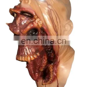 New Wholesale Bone Skeleton Skull Decoration Latex Zombie Halloween Props thumbnail-3