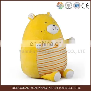Cute Fat Bear Stuffed Animal Ball Toy/bear Emoji Plush Pillow thumbnail-2