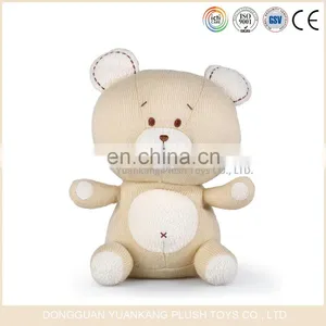 Plush Cute Embroidered Teddy Bear Stuffed Toy thumbnail-1