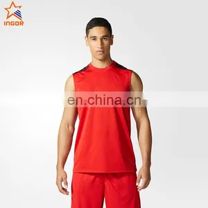 Red New Style Custom Basketball Jerseys Red Color Uniform Design thumbnail-1