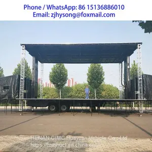 12 m Mobile Stage Truck Trailer for Sale thumbnail-1