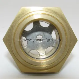 Brass Oil Level Glass Sights for Pumps BSP Pipe Thread 3/4 Inch thumbnail-1