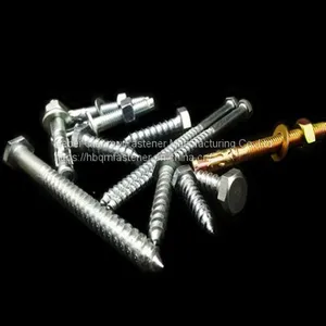 Handan Manufacturer High Quality HDG Hexagonal Head Wood Screw Tree Screw thumbnail-3