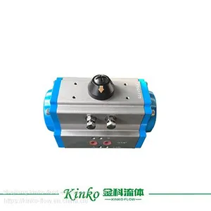 Spring Return Double Acting Pneumatic Actuated Rotary Angle 90degree for Ball Valve and Butterfly Valve thumbnail-3