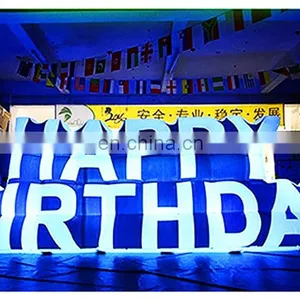 Promotional Inflatable LED Letter,Inflatable Alphabet Letters, Inflatable Billboard Brands for Party and Advertising thumbnail-3