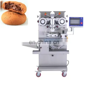 China Supplier Chocolate Strawberry Jam Filled Cookie Machine/ Health Cookie Filling Custom Delicious Cookies Encrusting Machine thumbnail-6