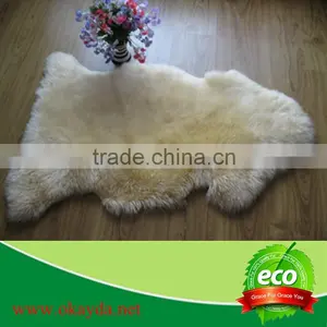 Australian Shaped Sheep Fur Rug thumbnail-1