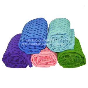 Suede Eco Friendly Material Organic Non Slip Yoga Mat Towel thumbnail-2
