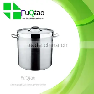 04 Style High Body Commercial Stainless Steel Stock Pot Soup Pot With Compound Bottom thumbnail-1