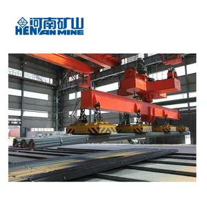 QL 5+5t 10+10t Double Beam Magnetic Overhead Crane With Lifting Beam for Steel Plate thumbnail-1