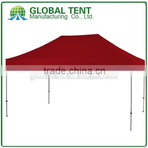 Aluminum Folding Trade Show Tent 3x4.5m ( 10ft X 15 Ft) With Red Canopy & Valance(Unprinted) thumbnail-1
