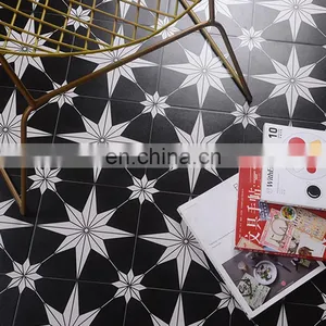 Nordic Black and White Geometric Floret Brick 300*300 Kitchen Bathroom Wall Brick thumbnail-4