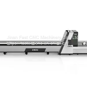 High Quality 3000W CNC Fiber Laser Tube Cutting Machine ISO CNC Laser Pipe Cutter Model LF60M thumbnail-2