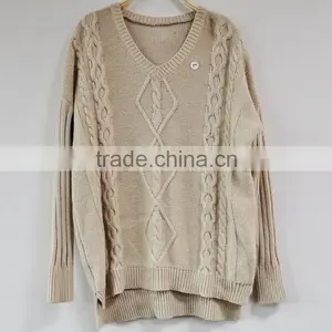 Plain Latest Cashmere Sweater Designs for Girls 2016 thumbnail-1