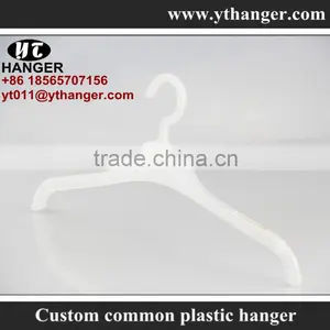 IMY-467 White Clothing Plastic Hanger Custom Plastic Slim Hanger thumbnail-1