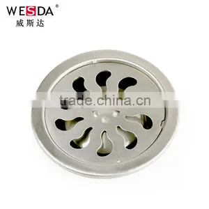 Wesda Hot Sale Stainless Steel Mirror Polished Floor Drain thumbnail-1