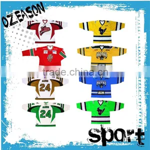 Custom Sublimation Cheap Ice Hockey Jersey thumbnail-3
