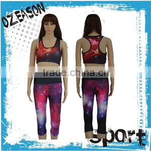 Newest Style Women Yoga Capris Pants , Great Stretch Women Yoga/fitness Clothing thumbnail-1