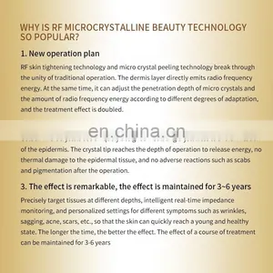 Gold RF Fractional Microneedle Machine Wrinkle Stretch Mark Removal Instrument Skin Tightening Whitening Beauty Device thumbnail-5