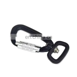 Safety Spring Carabiner Hook for Dog Leashes, Hiking Carabiner,wholesale Camping Sling Swivel Lock Carabiner Hook With Twist Loc thumbnail-1