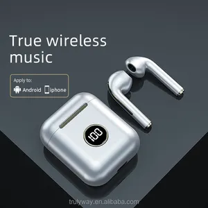 Portable X1 J18 TWS New Design V5.2 Wireless Earbuds LCD Battery Display Earphone for Sporting thumbnail-3