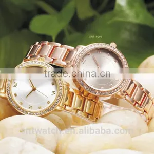 2016 Women Watch Crystal Diamond Ladies Bracelet Womens Watch Alloy Fashion thumbnail-1