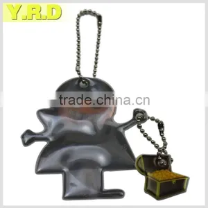 Black/grey Special Reflective Keychain/bag Hanger thumbnail-1