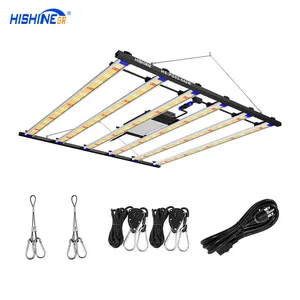 Professional Factory Hishine PG02 Sunlight Full Spectrum Planting 600W LED Grow Lights thumbnail-1