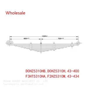 D0HZ5310HB, F2HZ5310M, F3HT5310HA, D0HZ5310H，43-400, 43-434 FORD Front Axle Leaf Spring Wholesale thumbnail-2