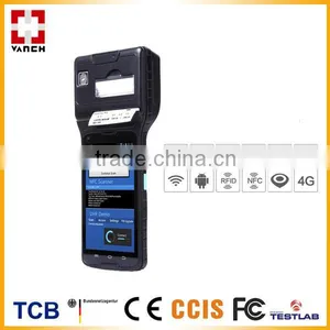 Android POS Handheld RFID Reader Printer for Parking System/Retail System/Logistic System thumbnail-1