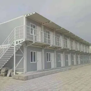 Cangzhou: Build Rock Wool Fireproof Movable Houses and Color Steel Houses for Workers' Accommodation on Construction Sites. Provide Temporary Houses, Container Houses, and Barriers in Yanshan Development Zone thumbnail-3