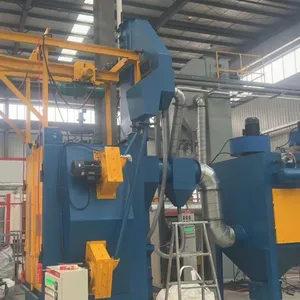 Hook Type Shot Blasting Machine is Suitable for Small Aluminum Die-casting Instrument Surface Treatment, With Compact Structure and High Efficiency thumbnail-2