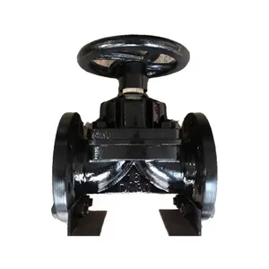 BS Standard Valve Factory Cast Iron/Ductile Iron Gg25/Ggg50 DN40-DN300 PN16 Type Diaphragm Valve thumbnail-1
