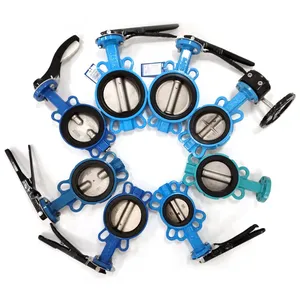 Manual Lug Wafer Type Butterfly Valve Worm Gear Turbine Butterfly Valve thumbnail-5