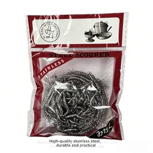 40G Stainless Steel Wire Scrubber Kitchen Cleaning Scrubber thumbnail-5