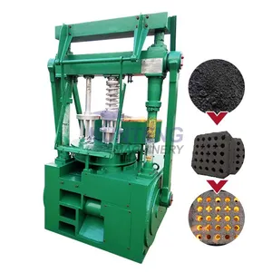 Semi Automatic Manual Porous Charcoal Stamping Machine Honeycomb Coal Making Machine EPC thumbnail-1