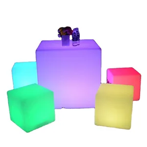 Commercial LED Cube Table Nightclubs Bars & Outdoors-RGB APP Control IP65 Waterproof Customizable Commercial Furniture thumbnail-1