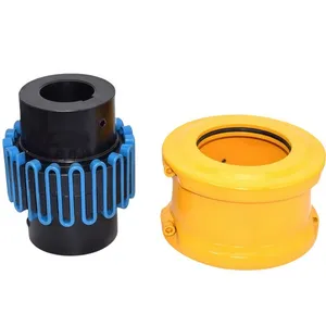 High Quality Js Series Snake Spring Grid Coupling Shaft Axle Reducer Connection Grid Couplings thumbnail-3