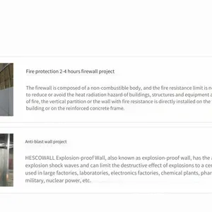 Explosion-resistant Wall Project Undertaking, Supply of Fiber Cement Composite Steel Plates and Explosion-resistant Boards, Direct Delivery From the Manufacturer thumbnail-1