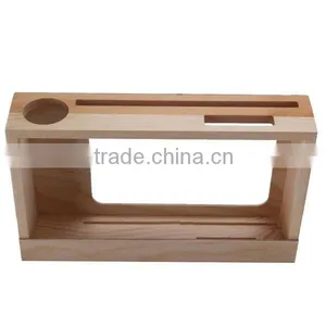 Wholesale Wood Electric Wire Storage Box Wood Tissue Box thumbnail-5