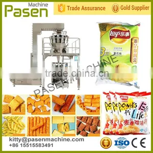 High Speed Crisps Packaging Machine / Automatic Chips Snack Packing Machine thumbnail-3