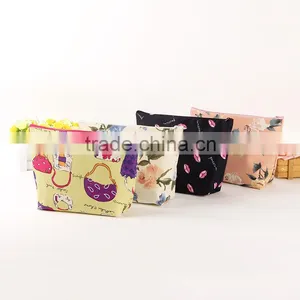 Personalized Makeup Bag pu Case Cosmetic Makeup Tool Pouch Purse Travel Cosmetic Bags thumbnail-3