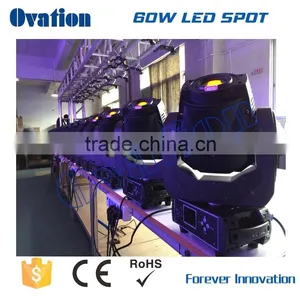 DMX Lighting 60w Spot Moving Head Light For Hightclub thumbnail-5