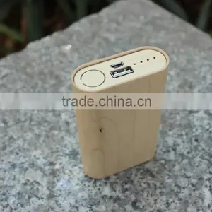 7800mah Wooden Power Bank thumbnail-3