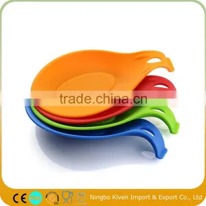 Colorful Silicone Spoon Holder Silicone Spoon Rest thumbnail-1